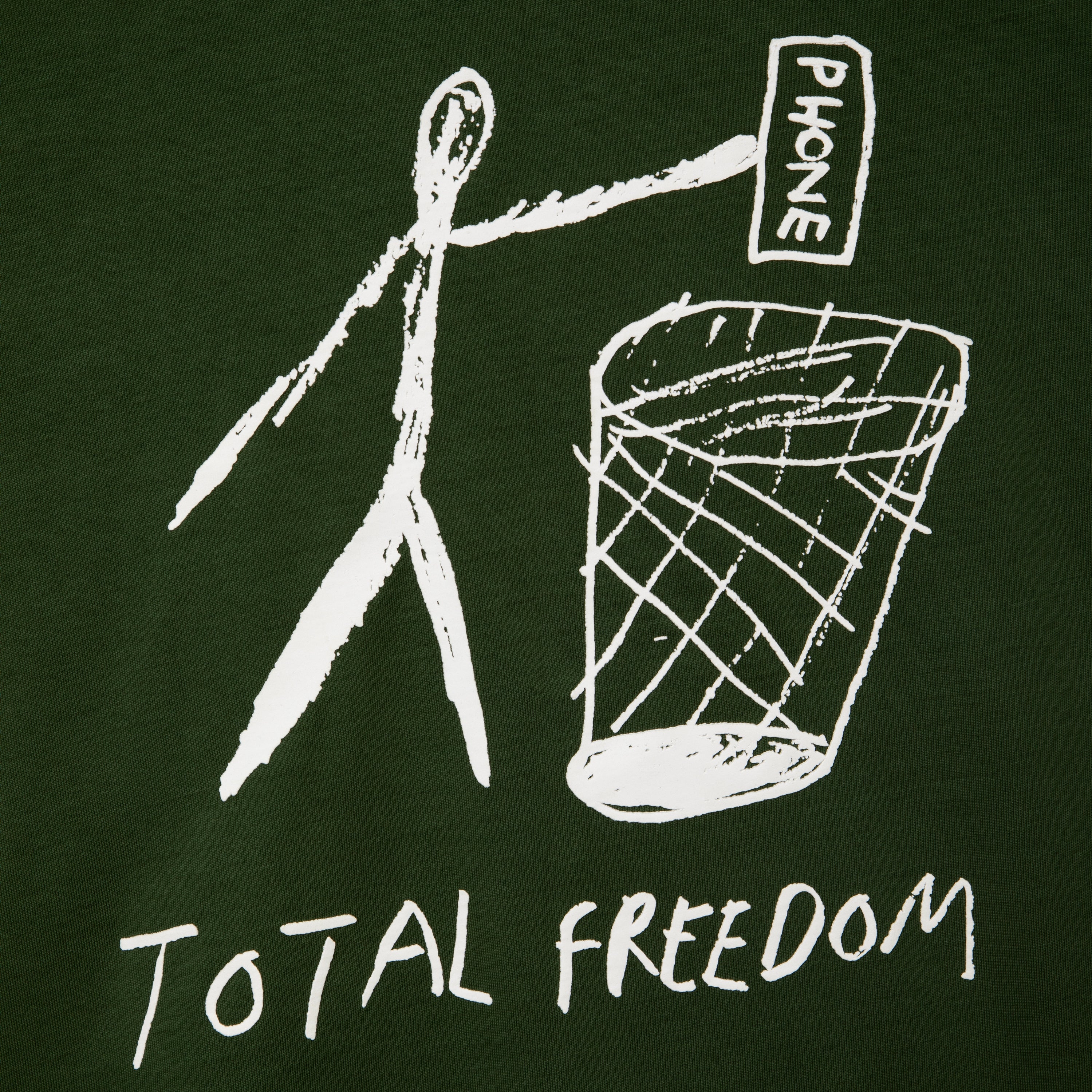 Total Freedom Tee - Dark Army Green