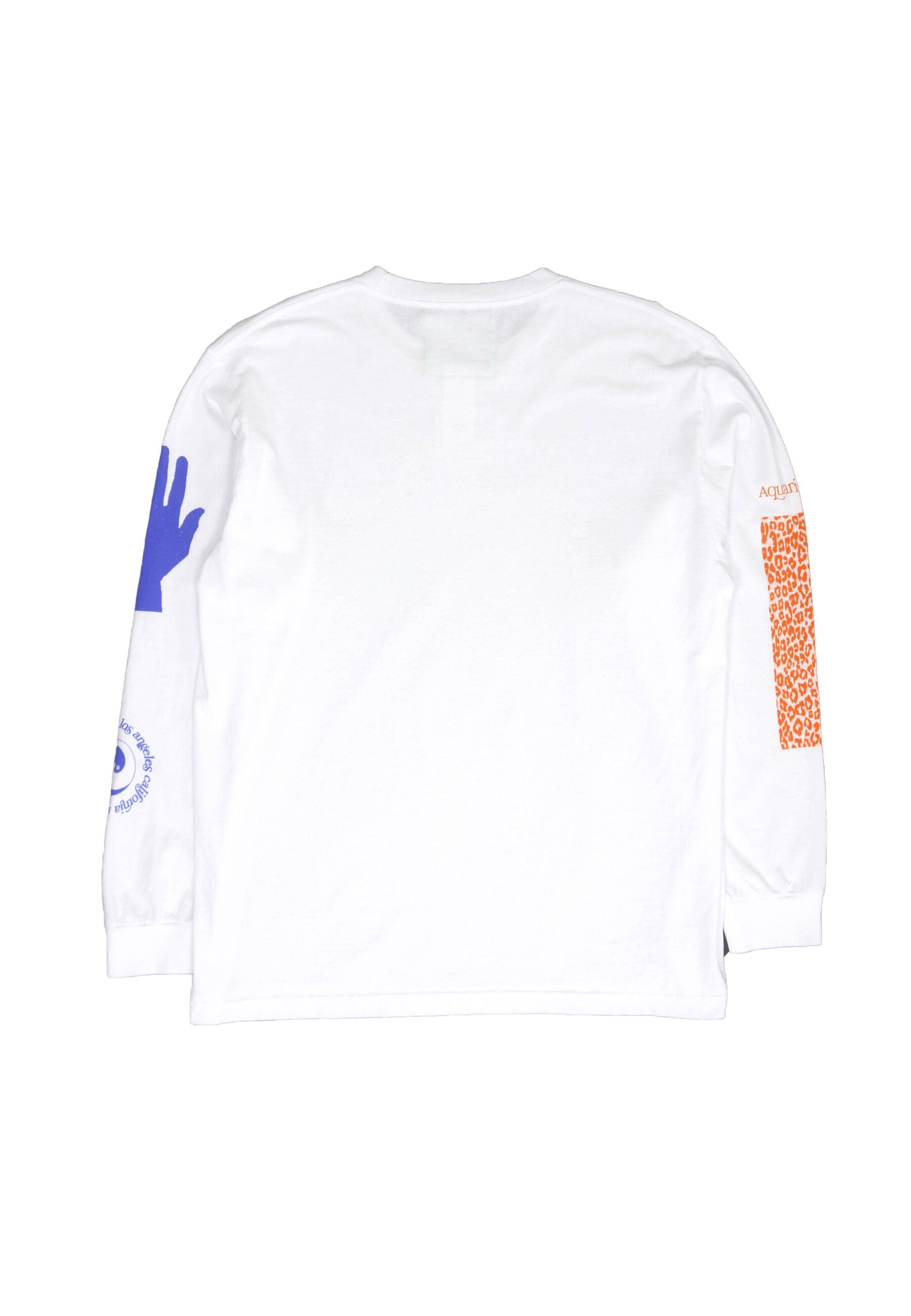 Aquarian Collage L/S Tee - White-Mister Green-Mister Green