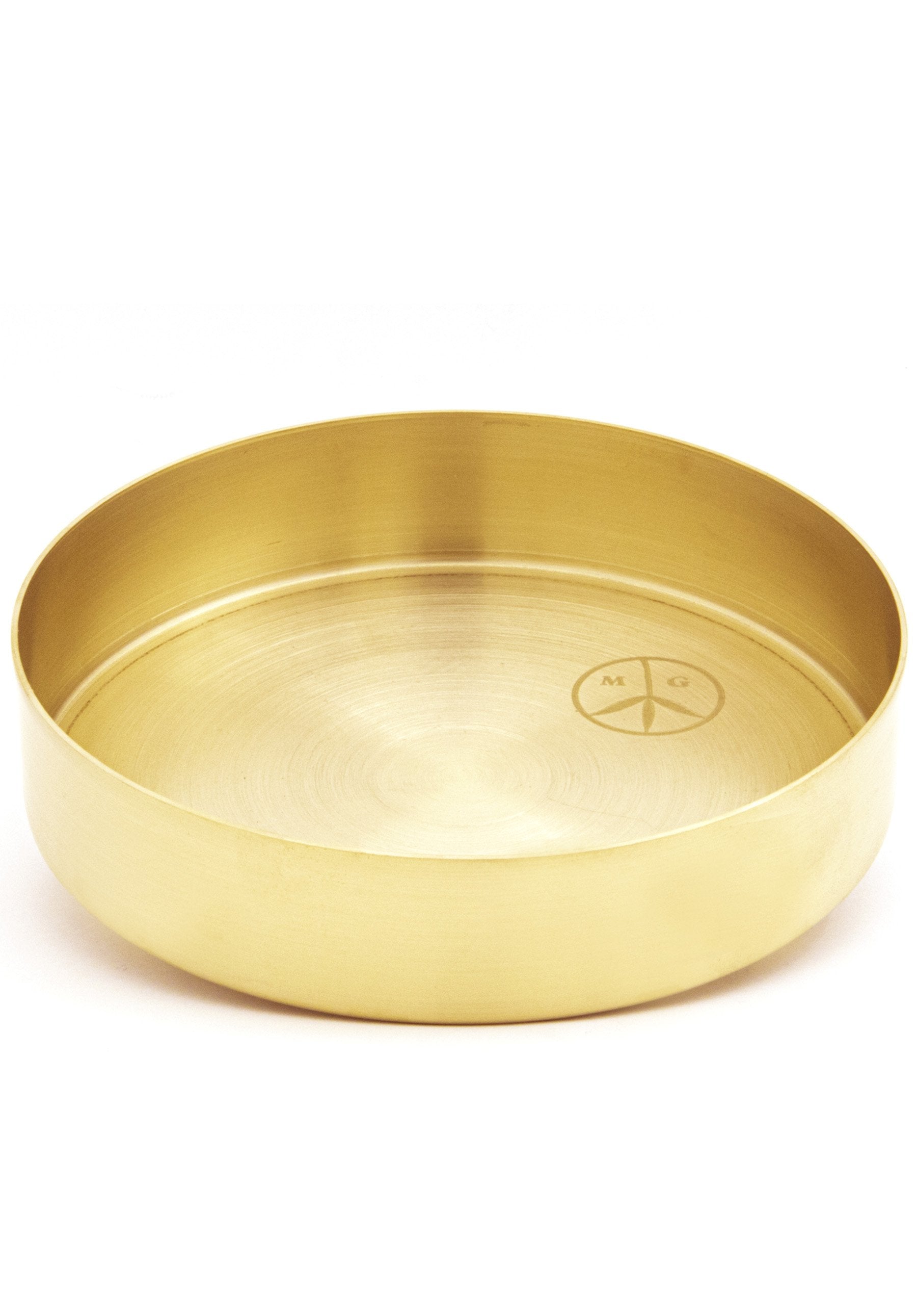 Circle Peace Tray - Brass-Mister Green-Mister Green