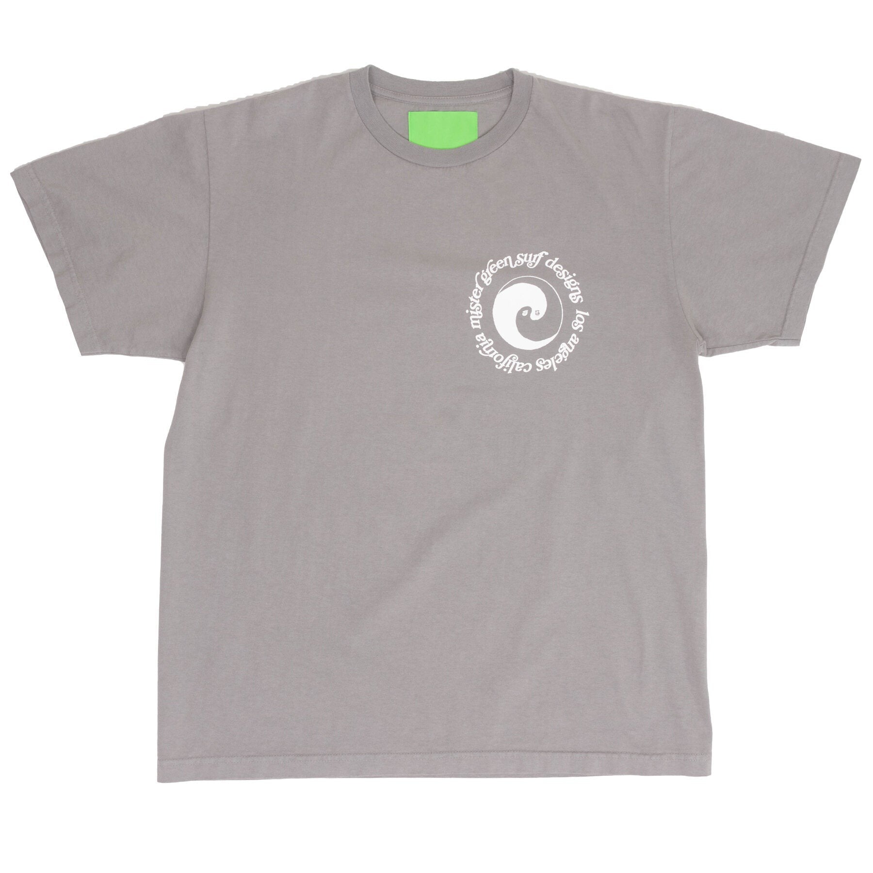 Dualism Surf Tee - Washed Grey-Mister Green-Mister Green