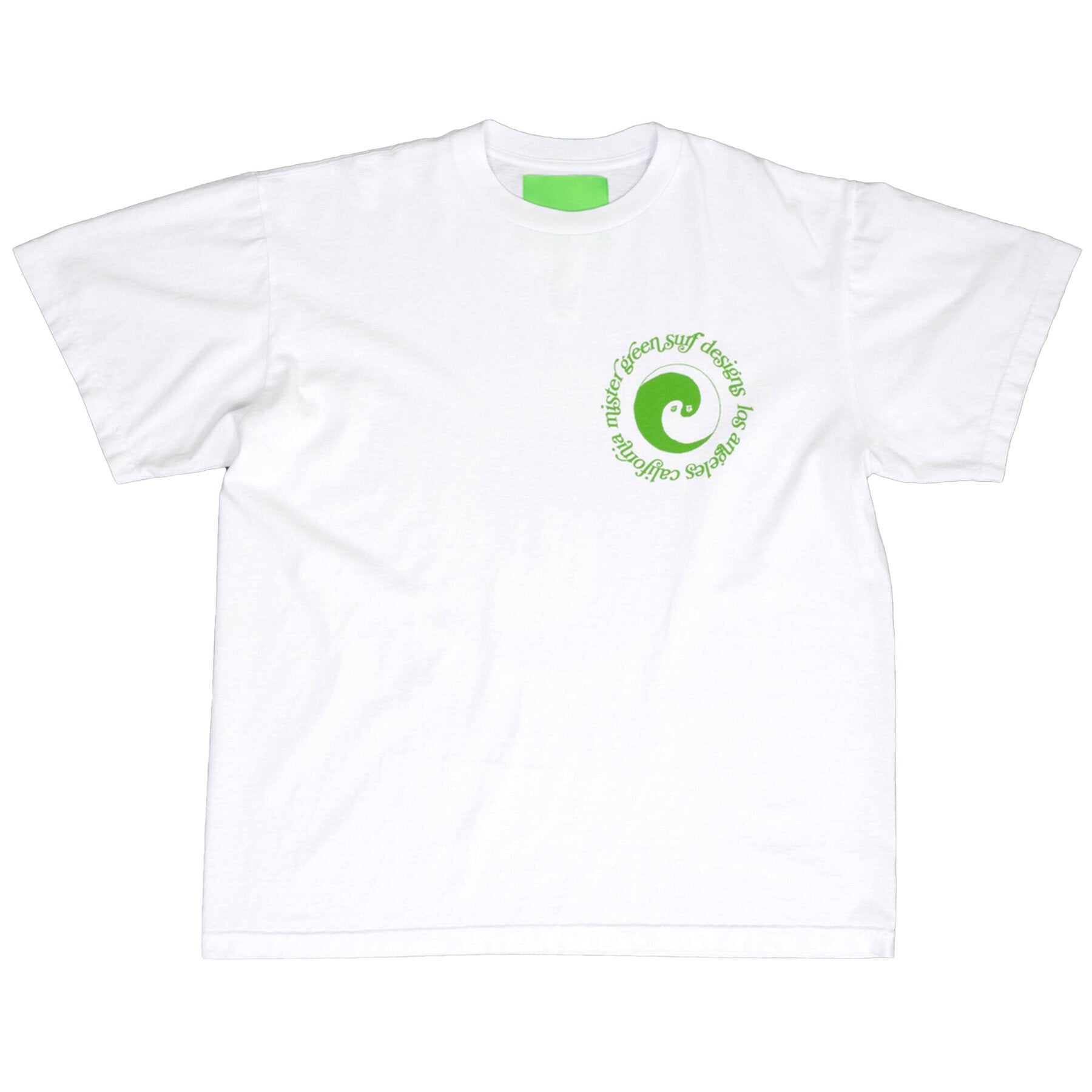 Dualism Surf Tee - White-Mister Green-Mister Green