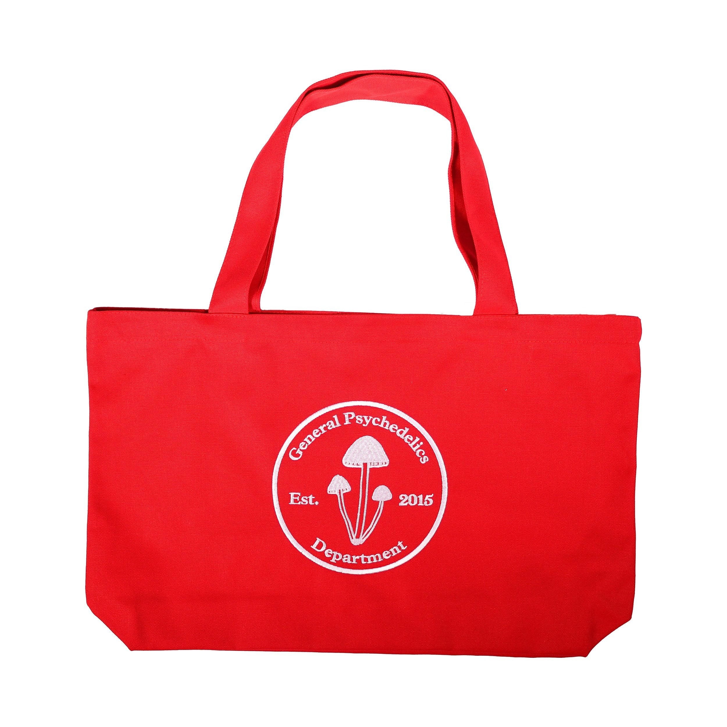 General Psychedelic Department Tote - Red-Mister Green-Mister Green