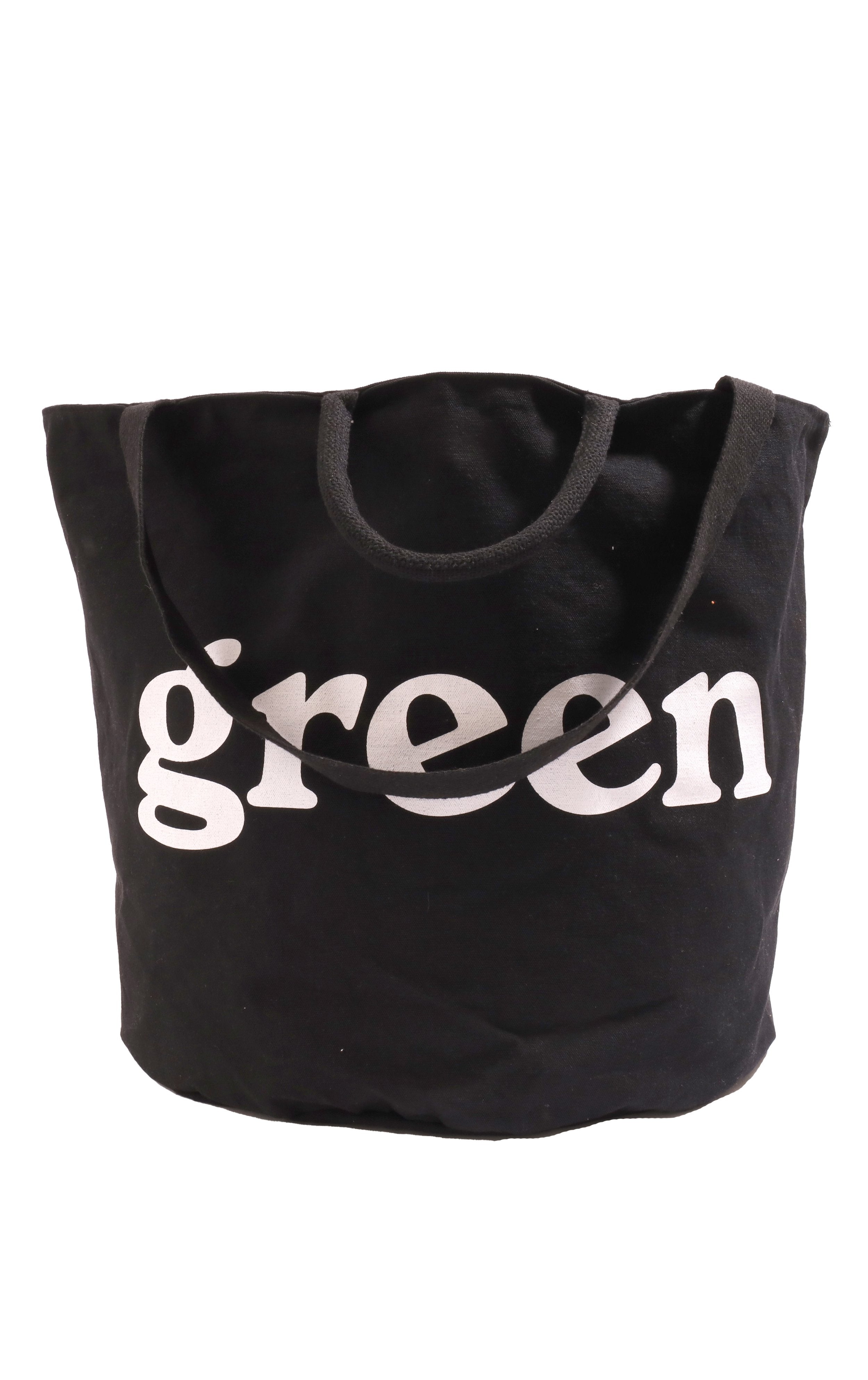 Large Round Tote / Grow Bag - Black-Mister Green-Mister Green