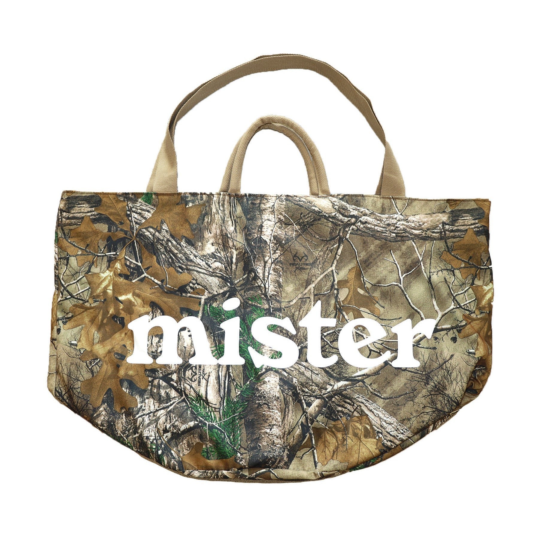 Large Round Tote / Grow Bag - Tree Camo-Mister Green-Mister Green