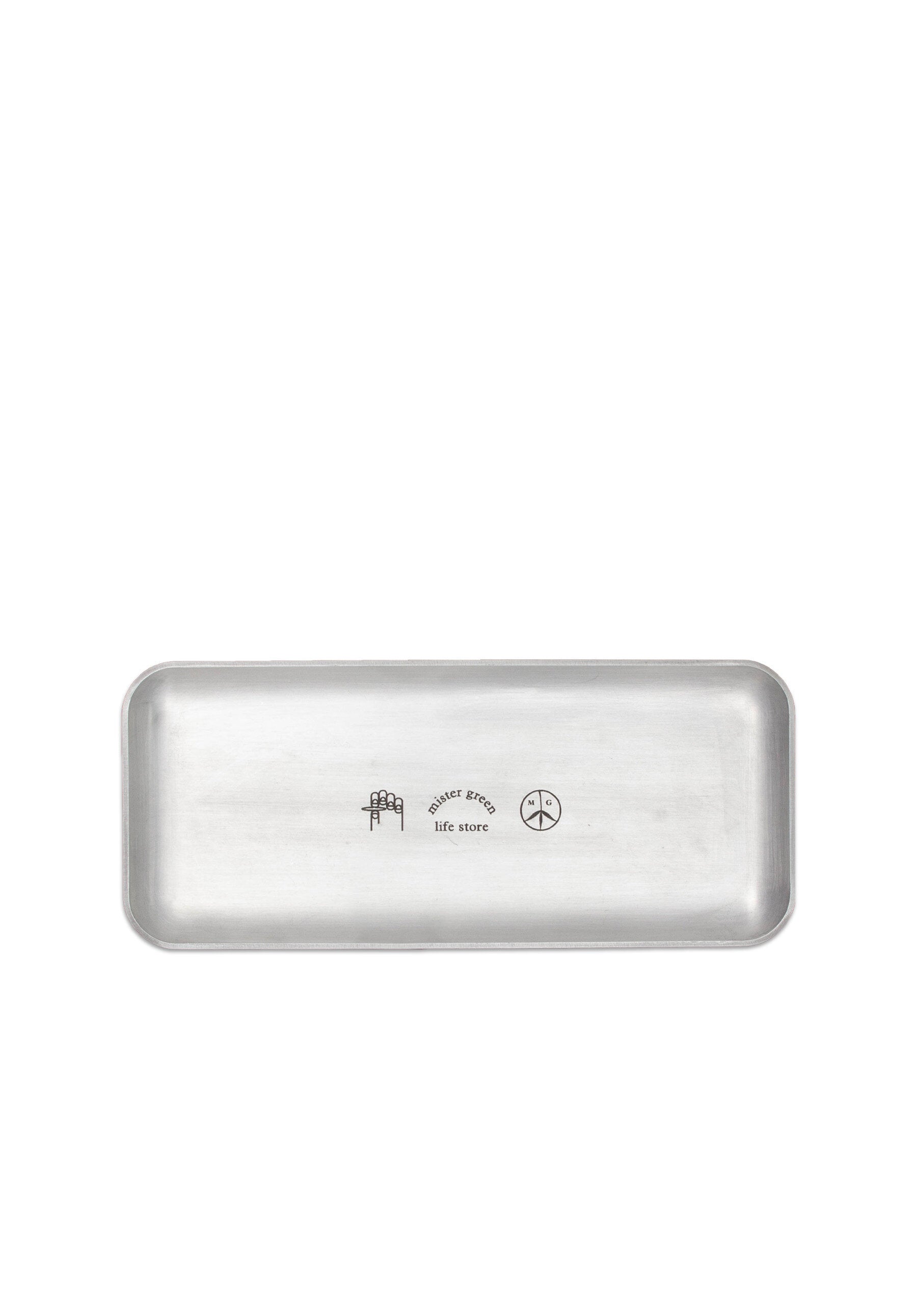 Logo Rolling Tray - Silver-Mister Green-Mister Green