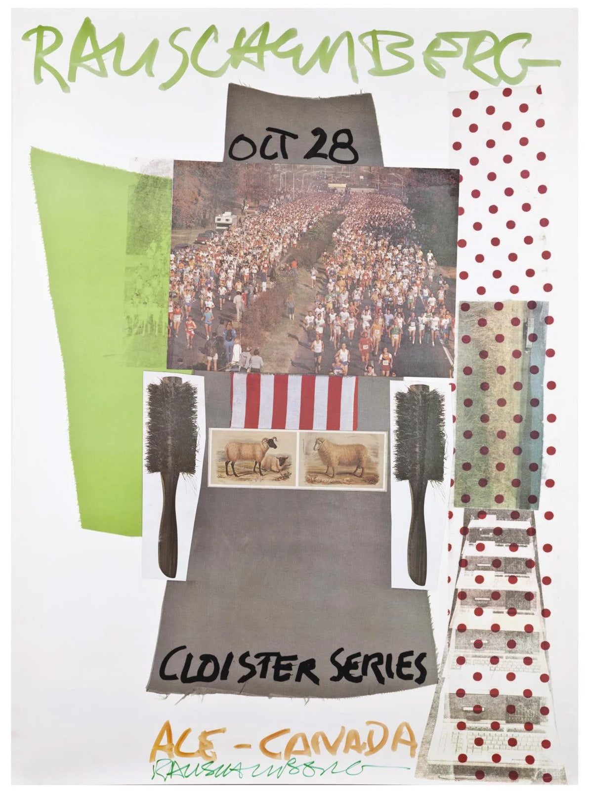 Robert Rauschenberg - Cloister Series - Signed Exhibition Poster