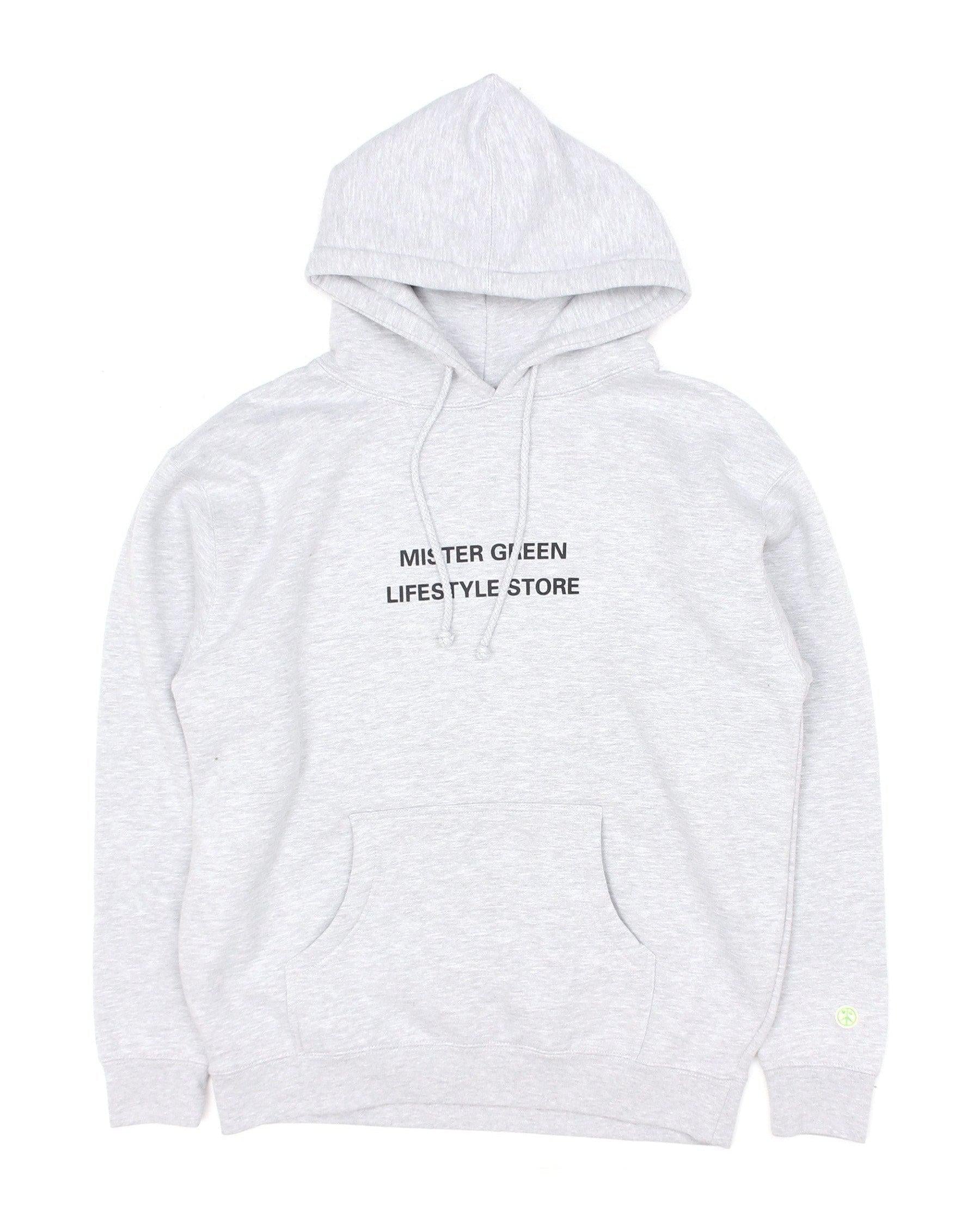 No 1 Hoodie - Heather Grey-Mister Green-Mister Green