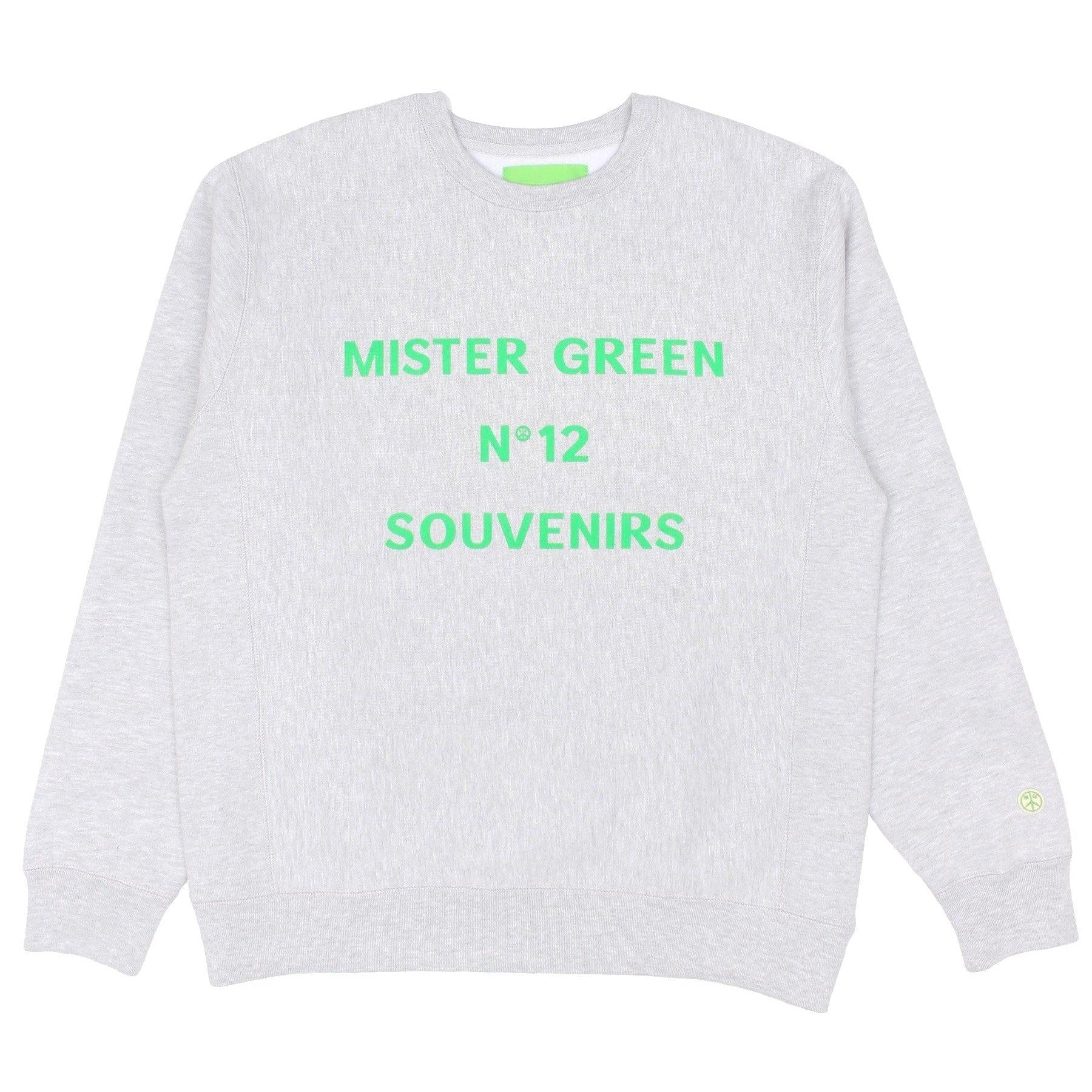 No. 12 Souvenirs Crewneck - Heather-Mister Green-Mister Green