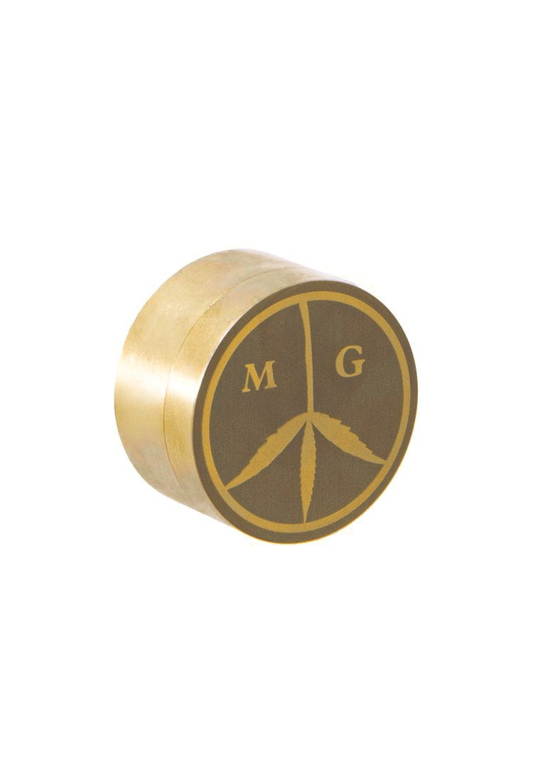 Peace Logo Container - Heavy Brass-Mister Green-Mister Green