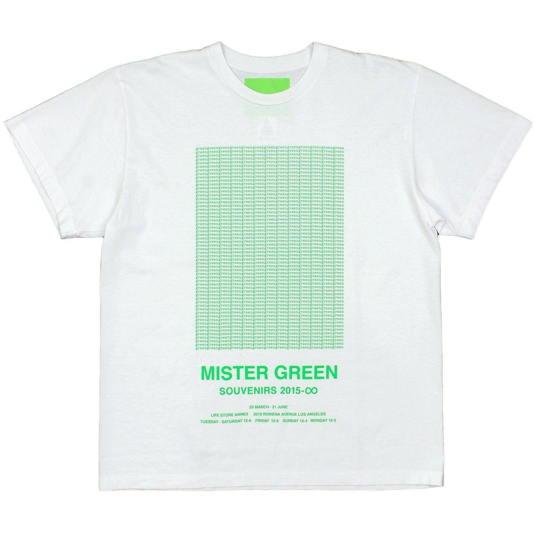 Poetry Tee - White-Mister Green-Mister Green