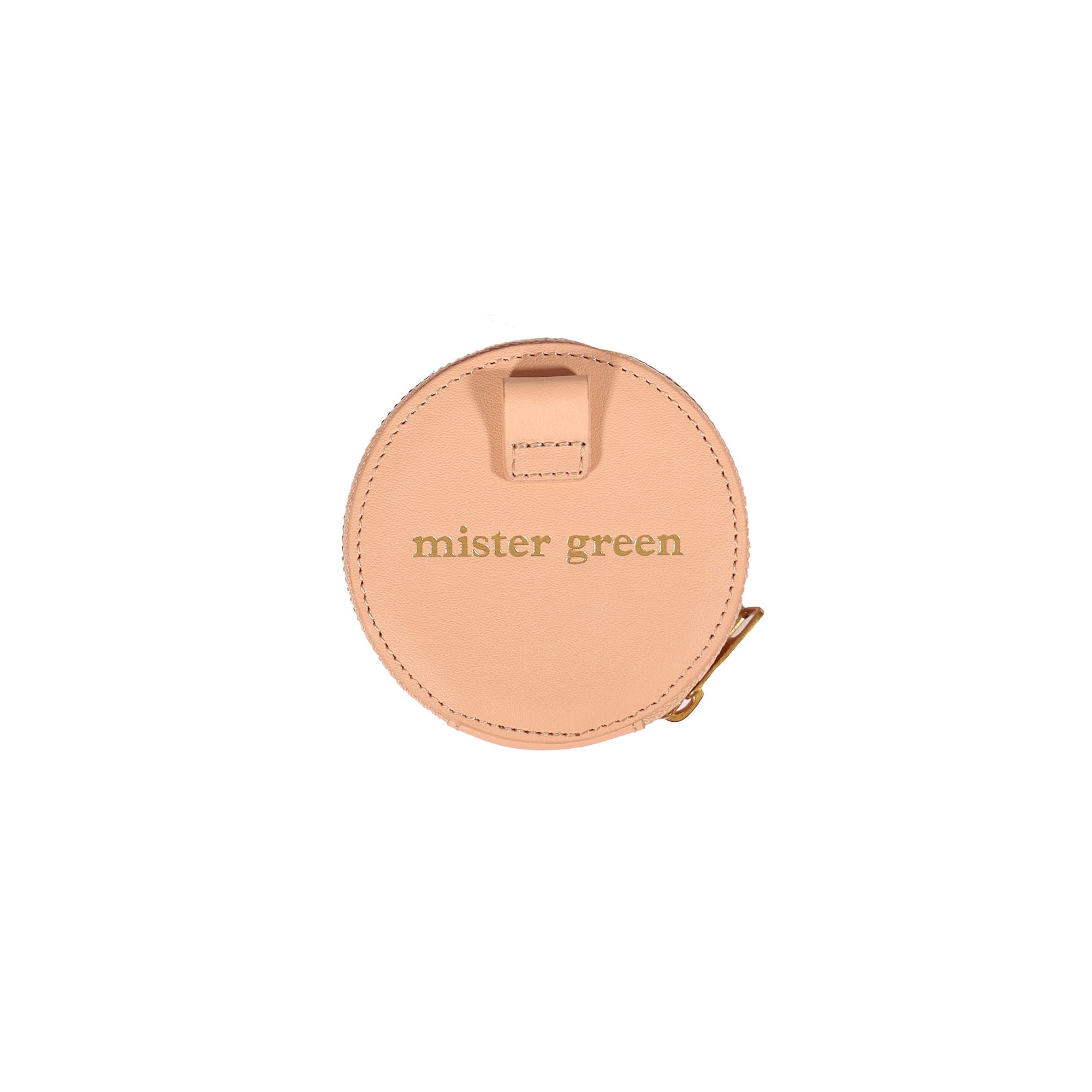 Round Satchel Wallet - Natural-Mister Green-Mister Green