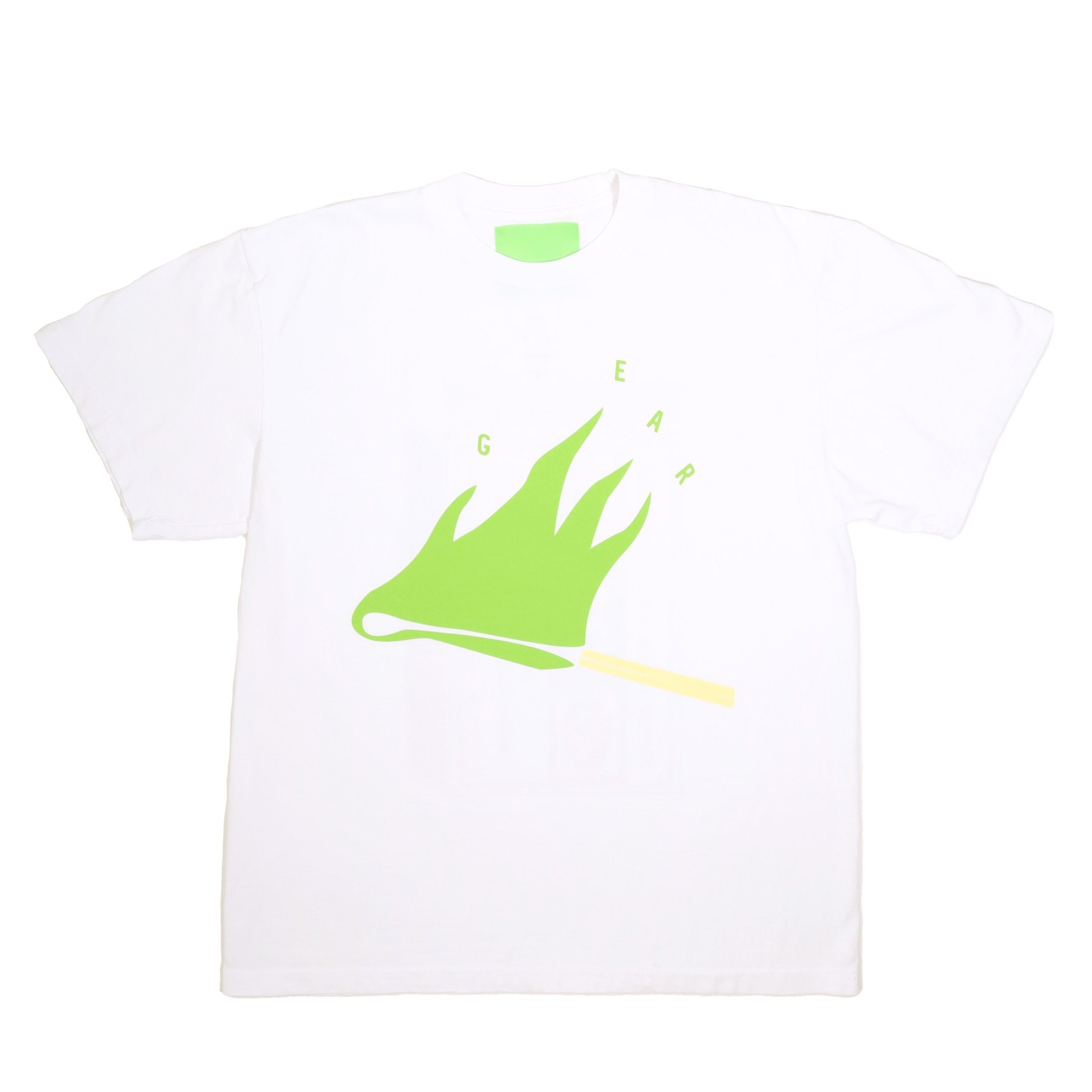Safety Matches Tee - White-Mister Green-Mister Green