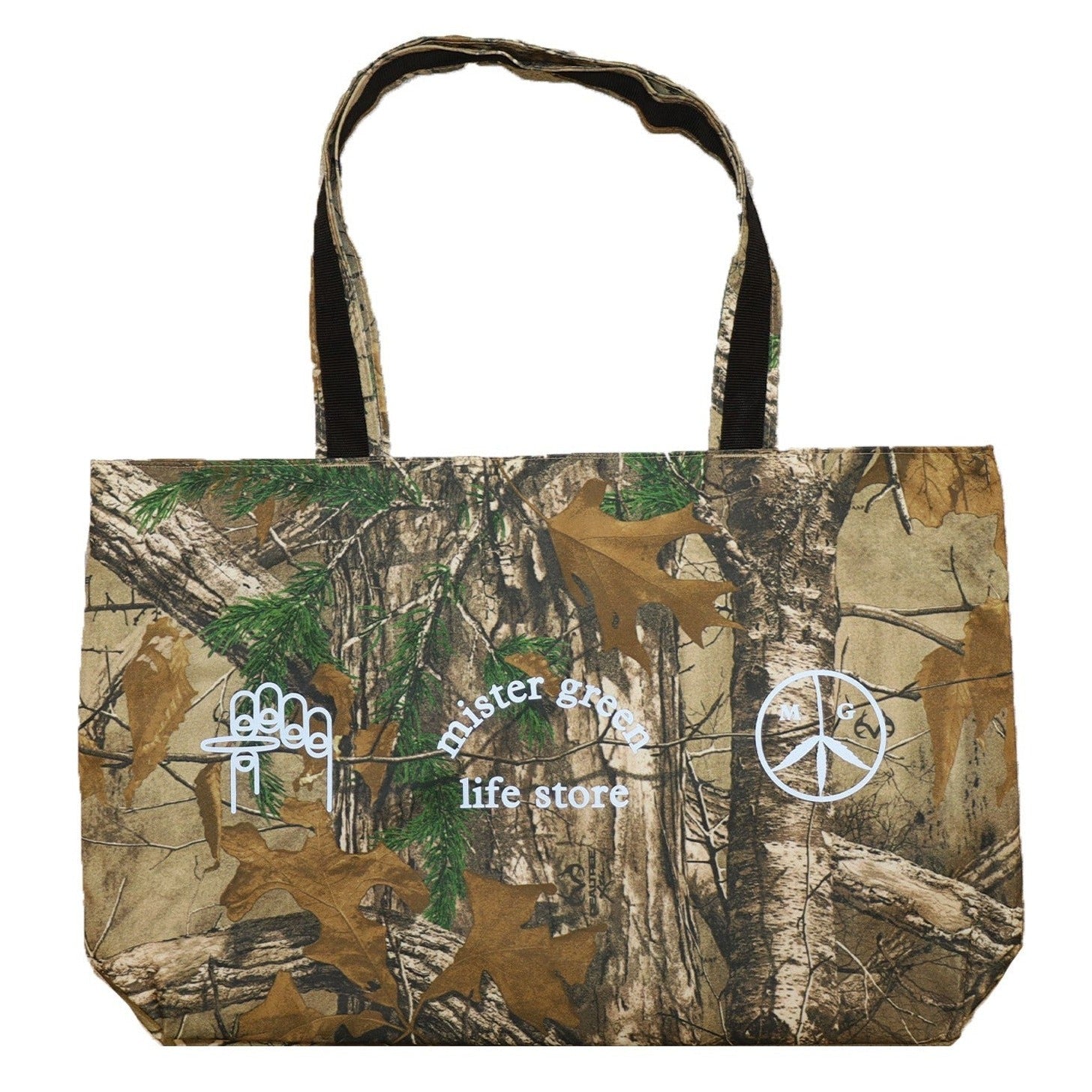 Shop Tote - Tree Camo-Mister Green-Mister Green