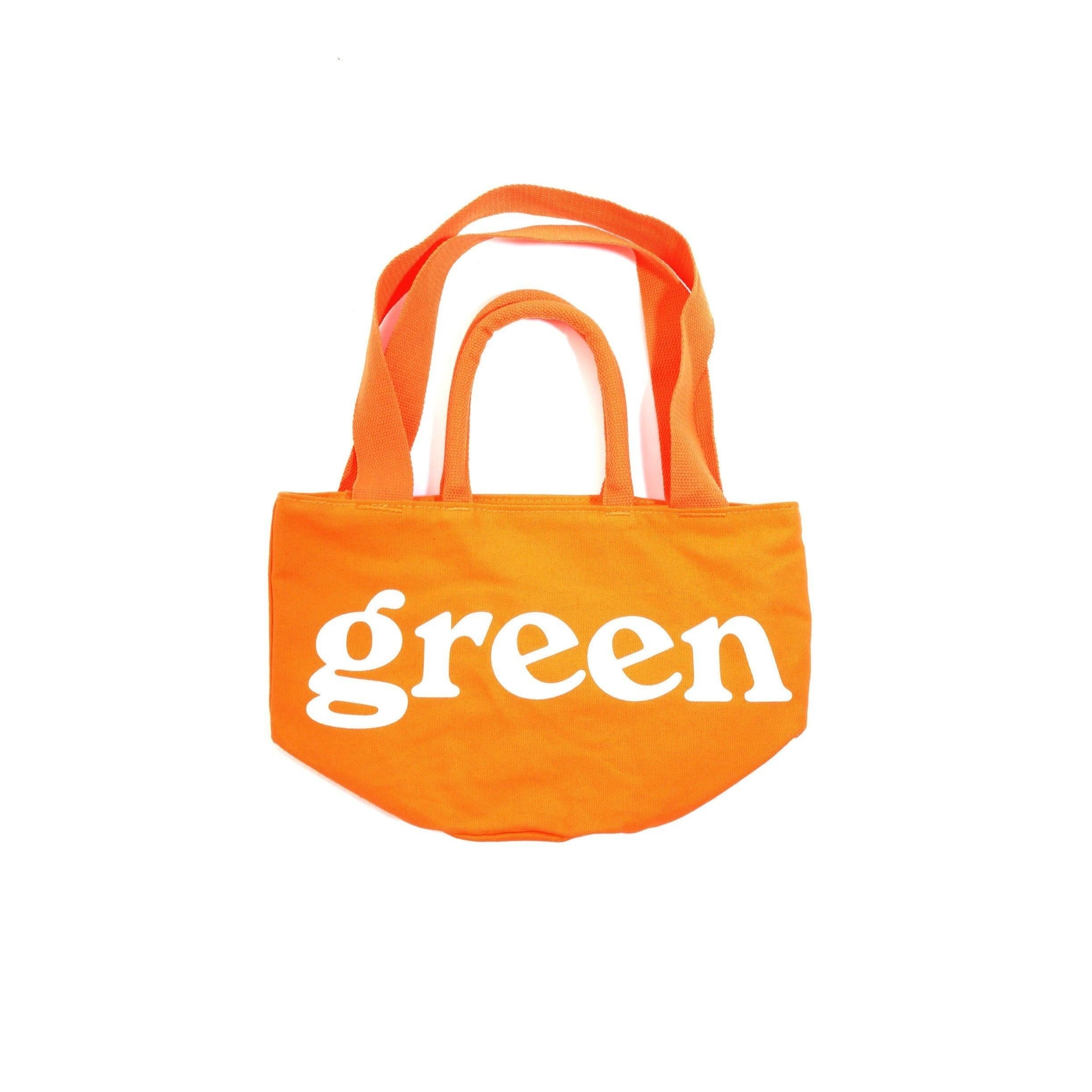 Small Round Tote / Grow Bag - Orange-Mister Green-Mister Green