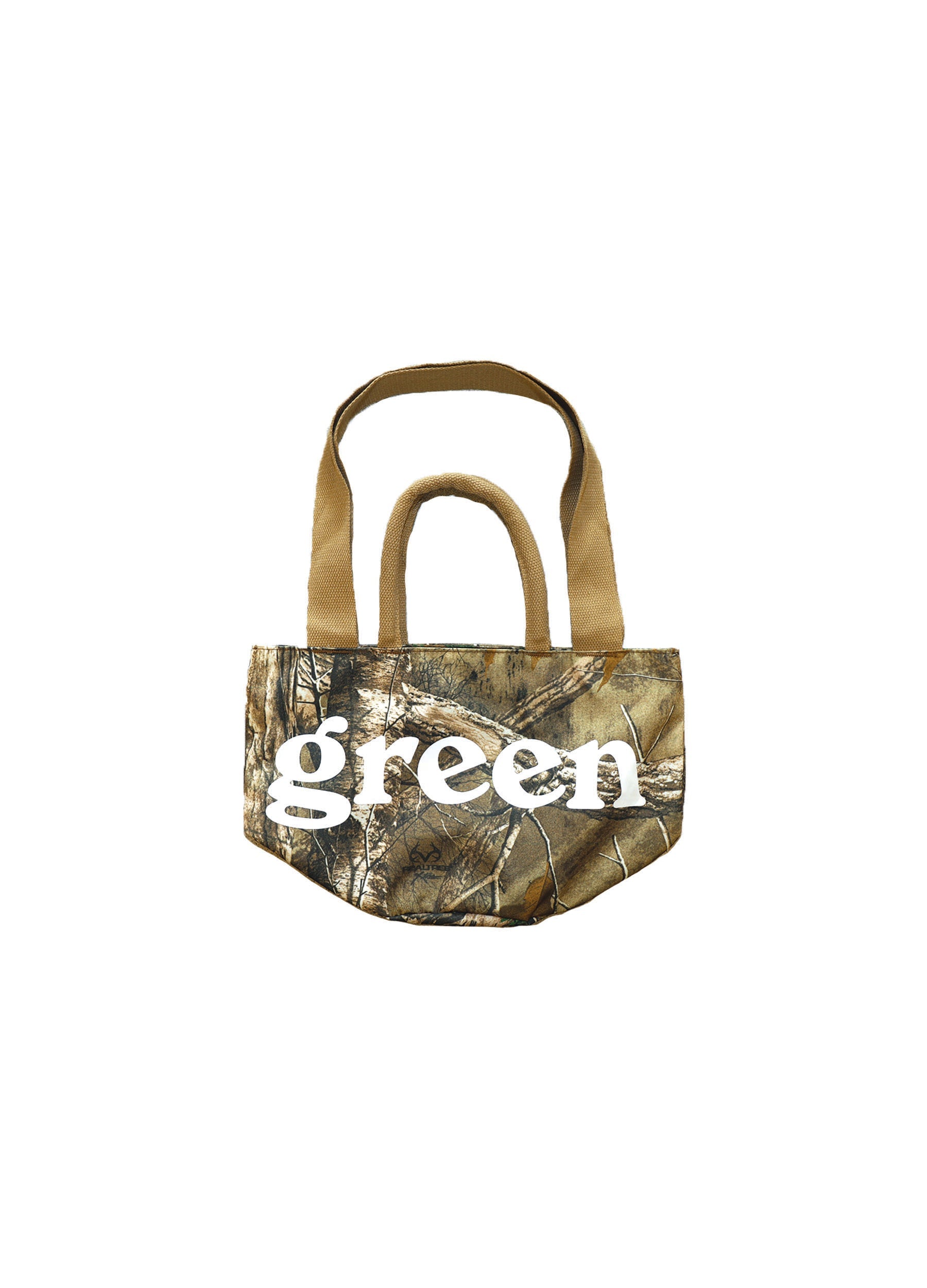 Small Round Tote / Grow Bag - Tree Camo-Mister Green-Mister Green