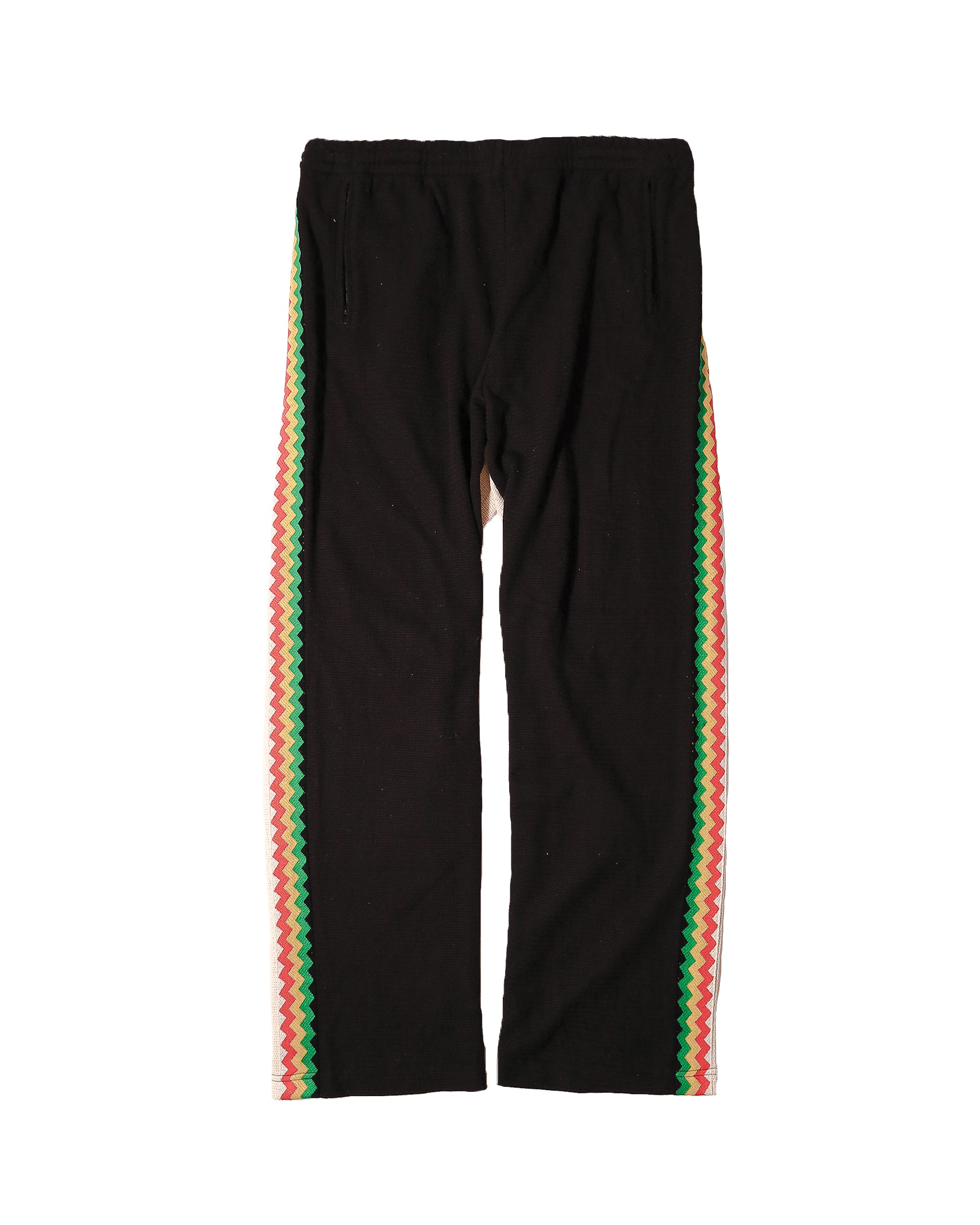 Crochet Tracksuit Pants - 50/50 - Black / Natural