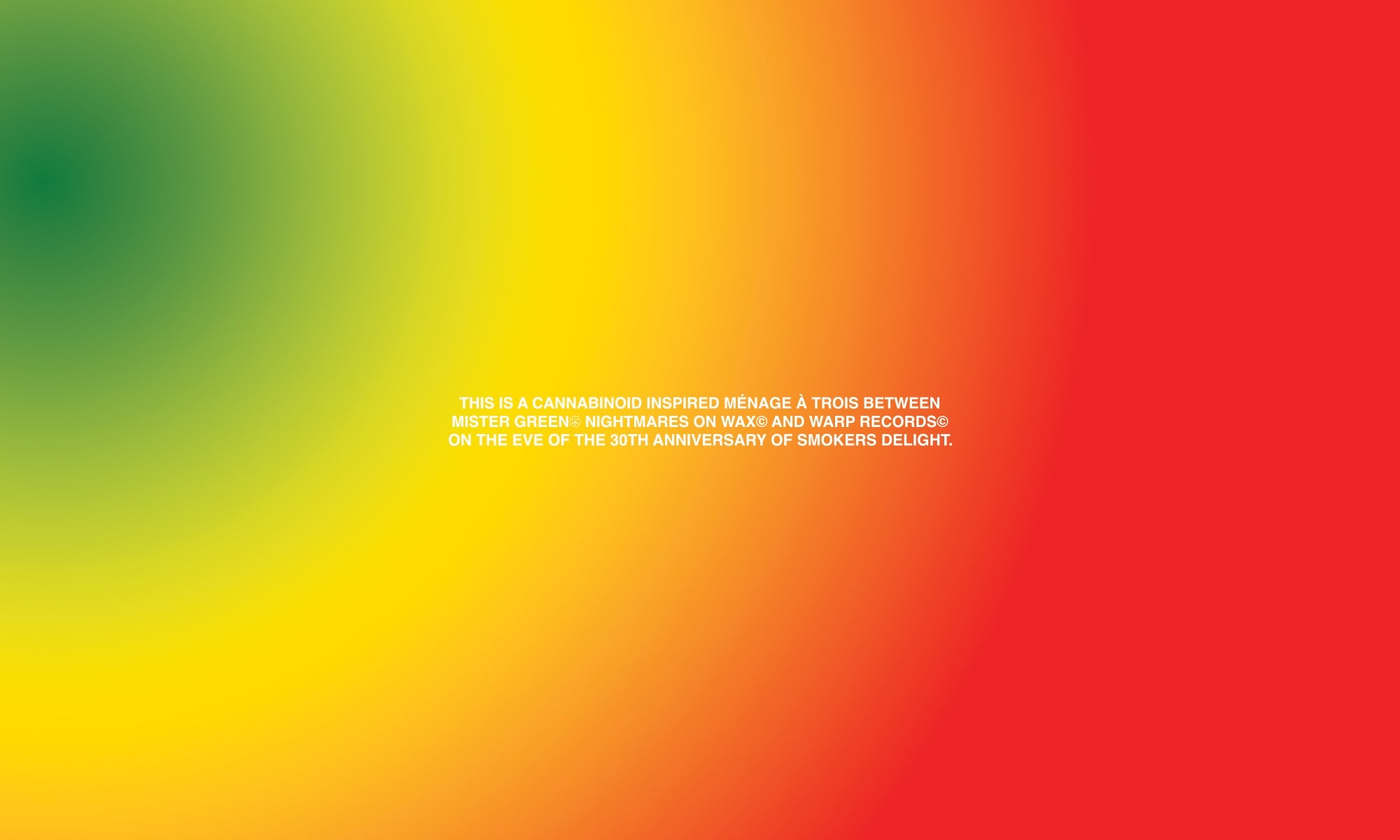 Nightmares On Wax x Warp Records x Mister Green