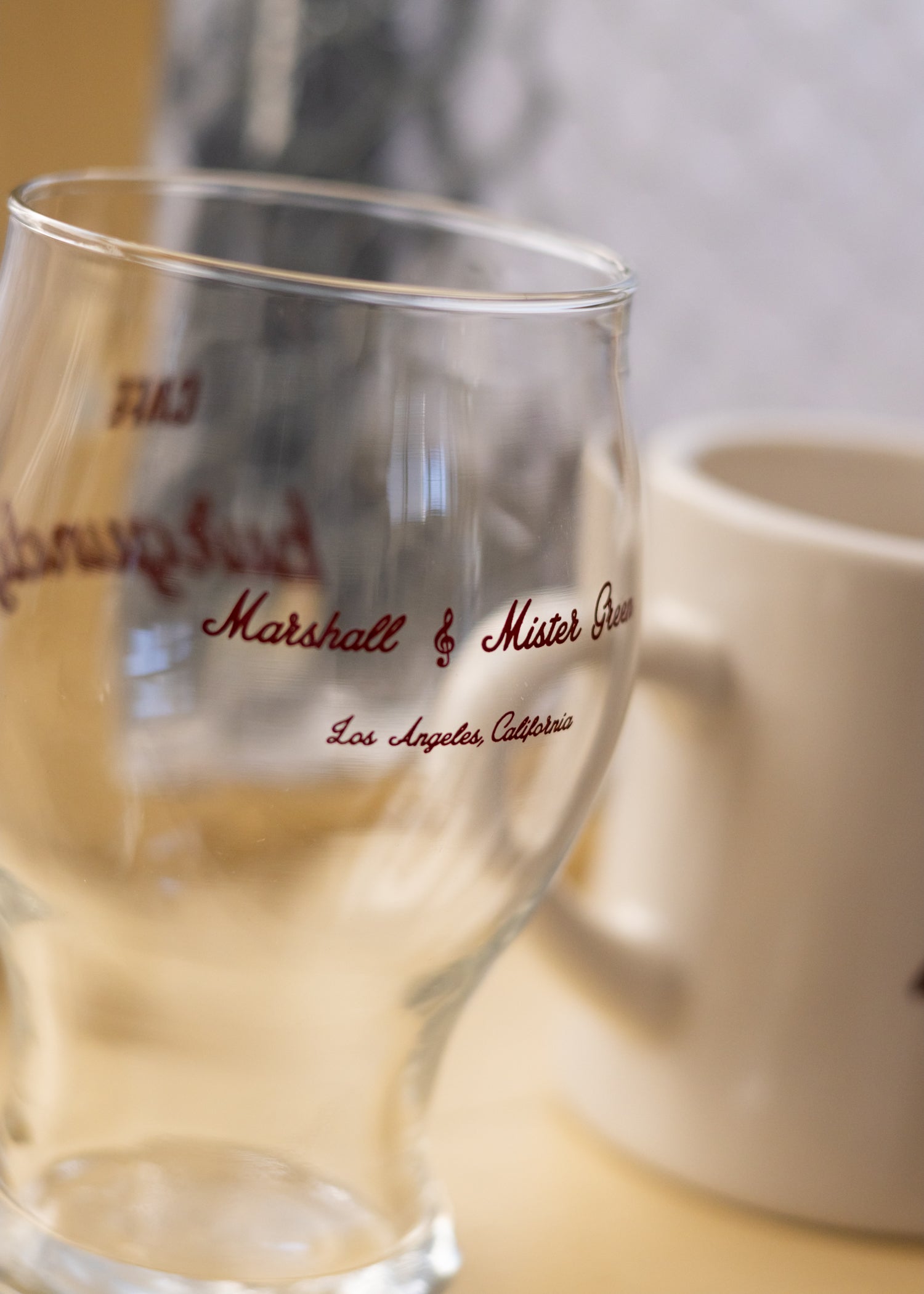 Cafe Burgundy Pilsner Glass - 16 oz.