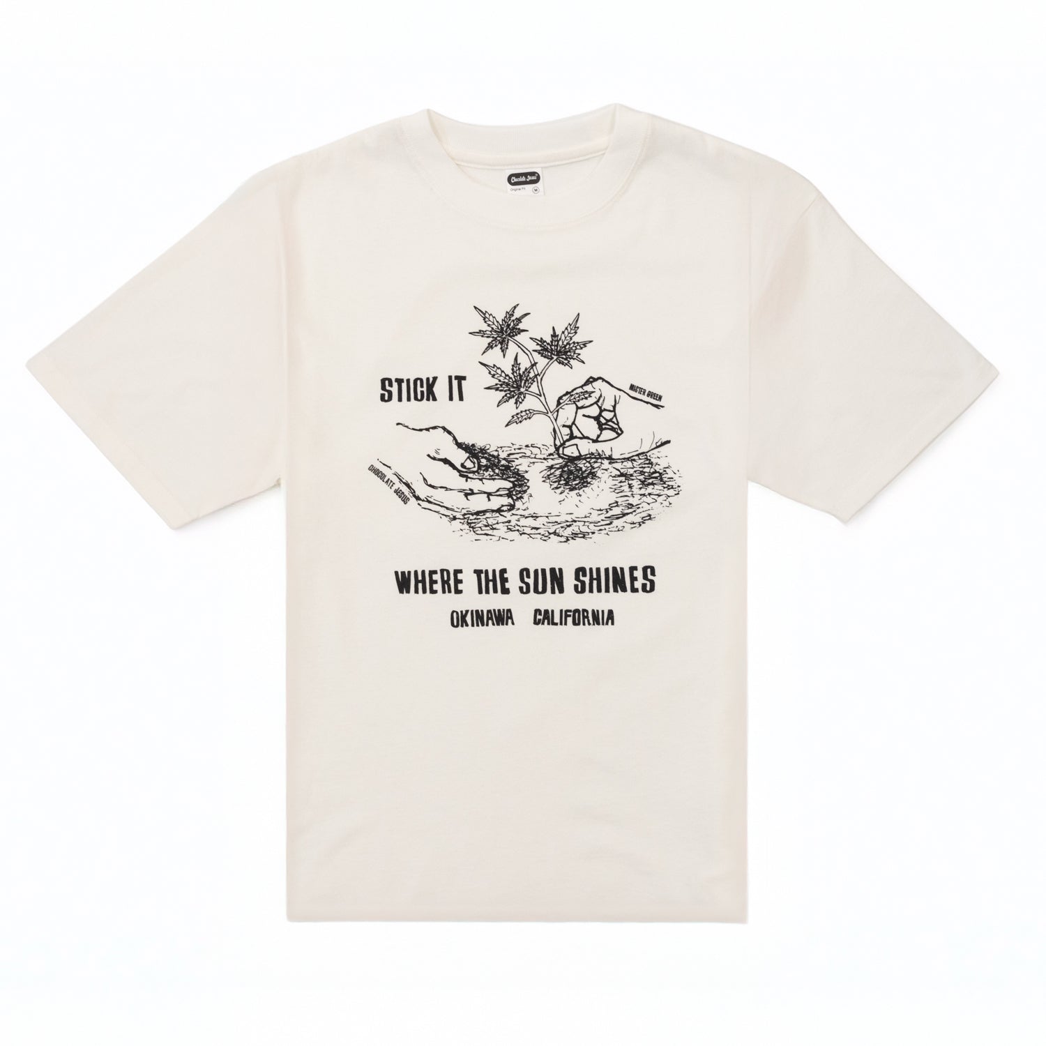 STICK IT Tee - Chocolate Jesus x Mister Green