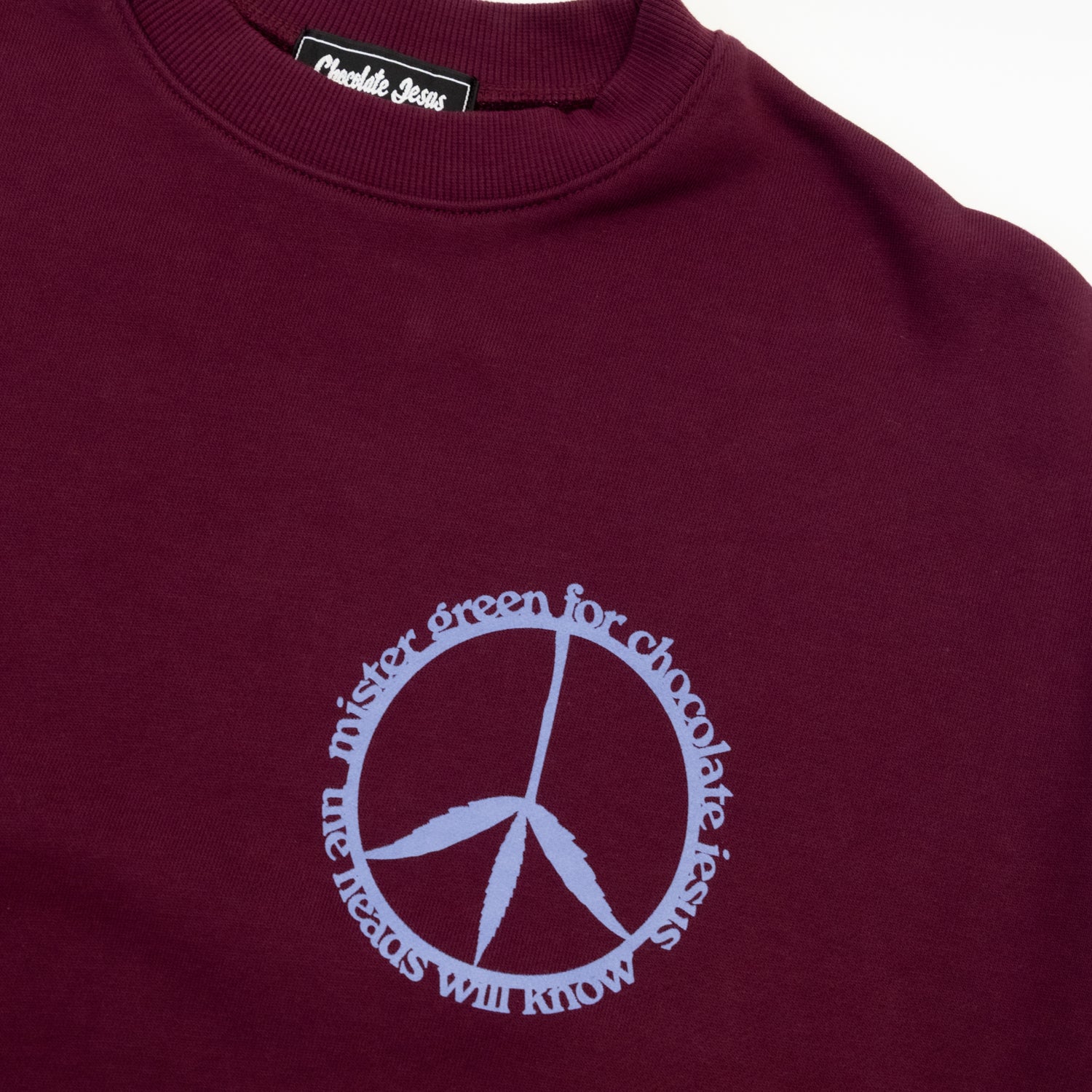 Heads Will Know Crewneck - Chocolate Jesus x Mister Green