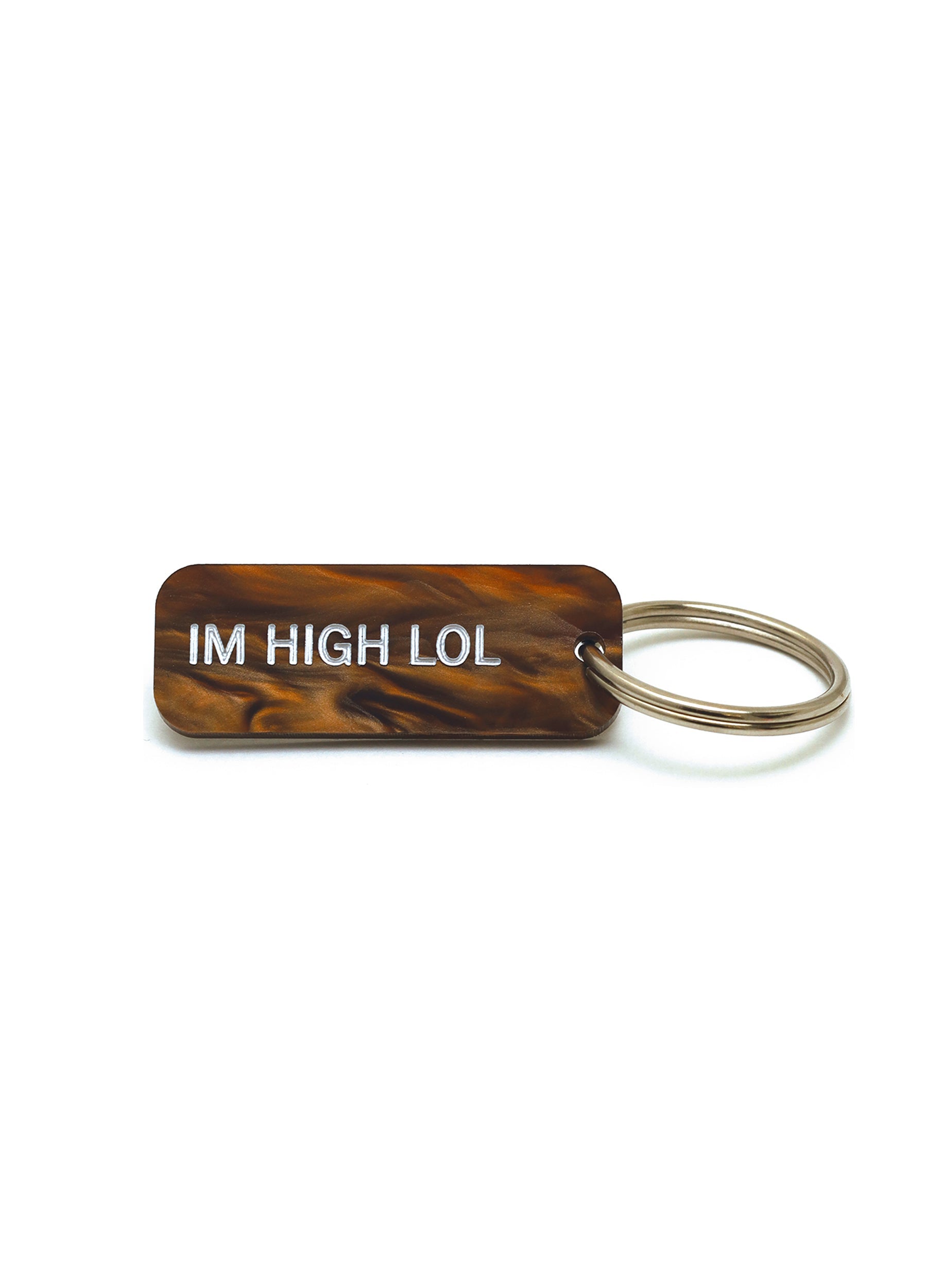 Mister Green™ Classic Key Tag: Engraved Acrylic Key Tag with Split