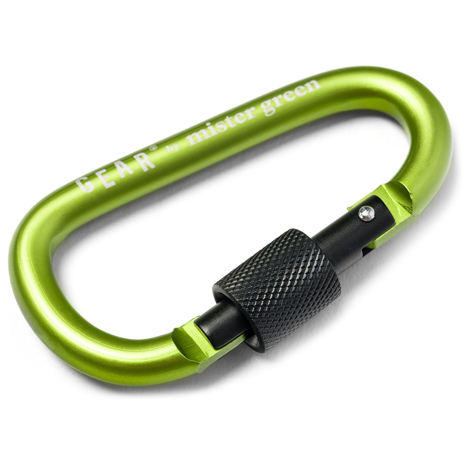 Mister Green™ Gear Carabiner: Aluminum Carabiner with Screw