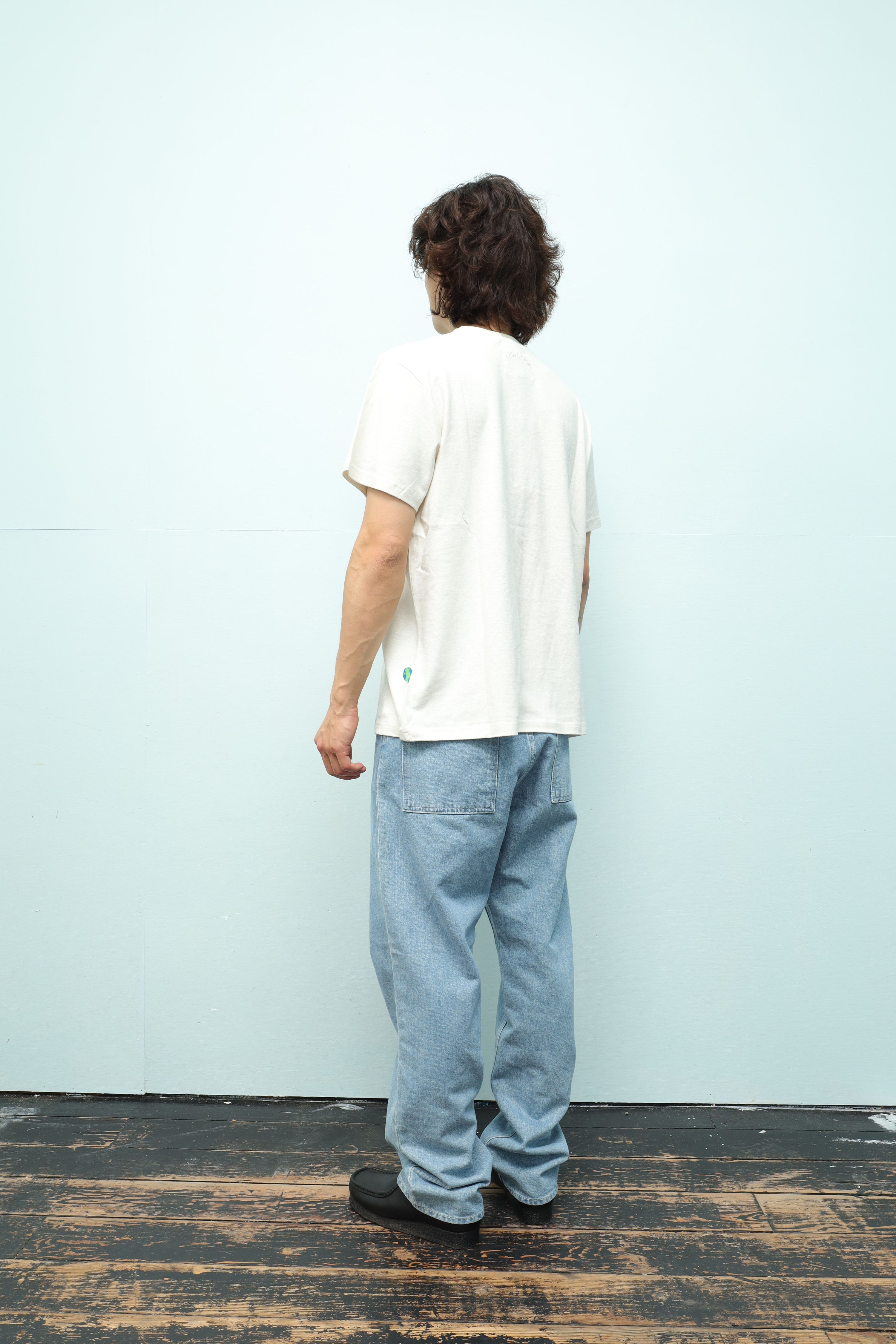 Washed Denim 5 Pocket Pants