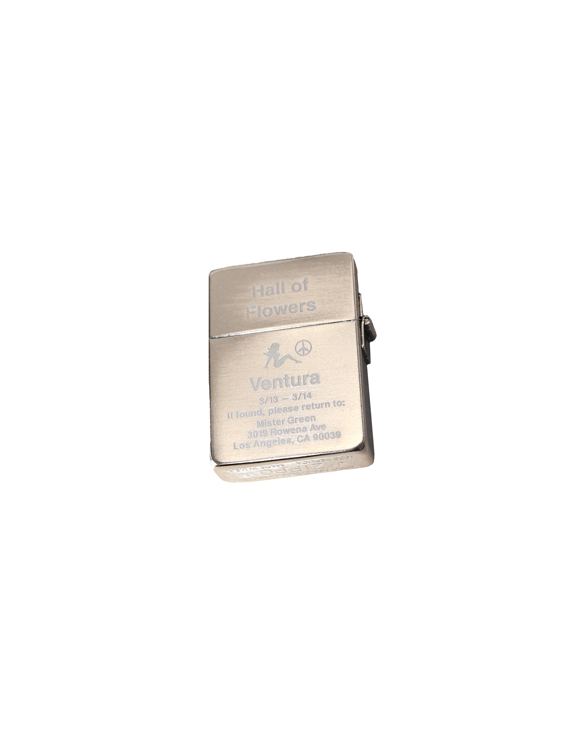 Mister Green for Hall of Flowers Zippo Lighter - 1935