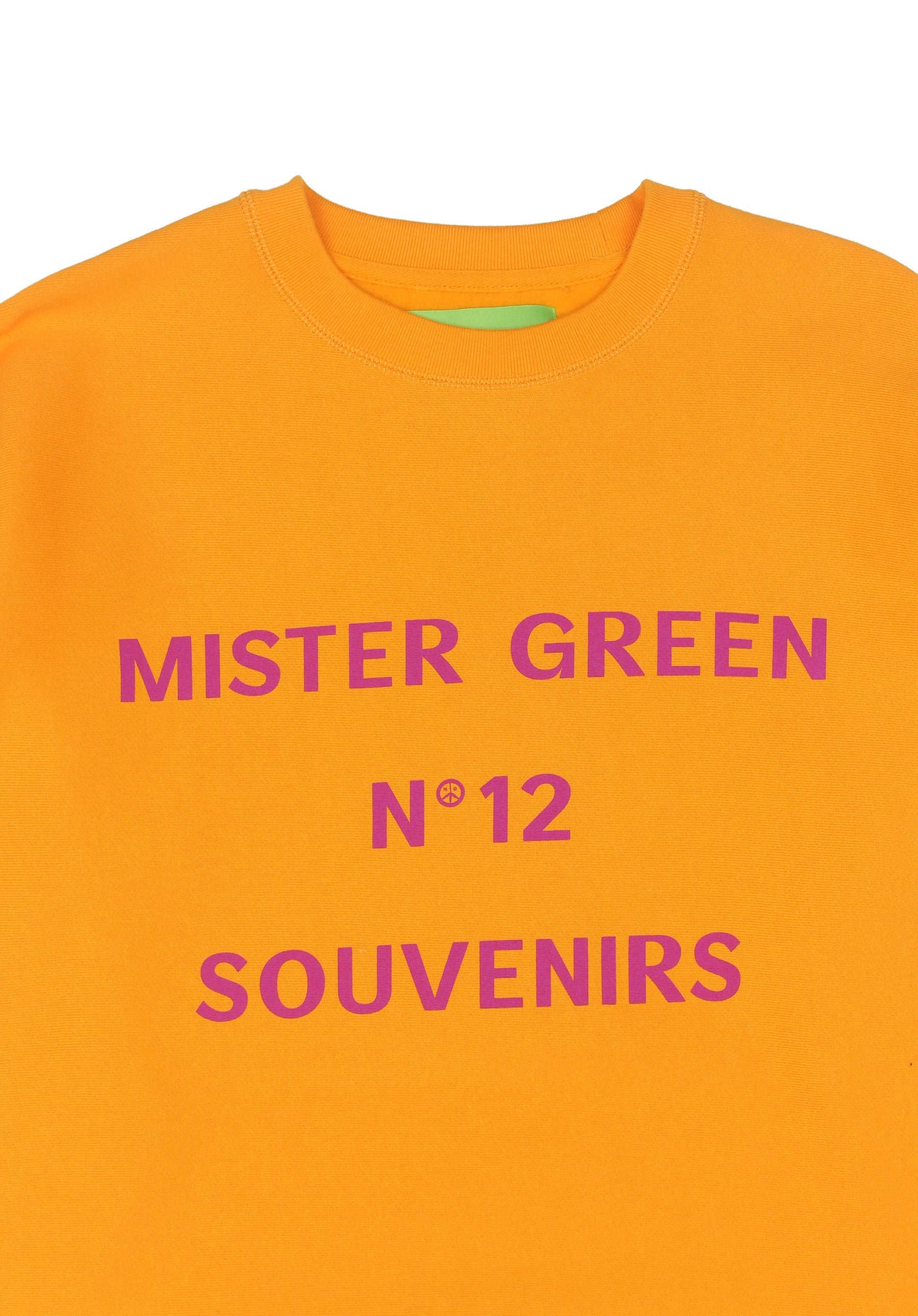 No. 12 Souvenirs Crewneck - Golden-Mister Green-Mister Green