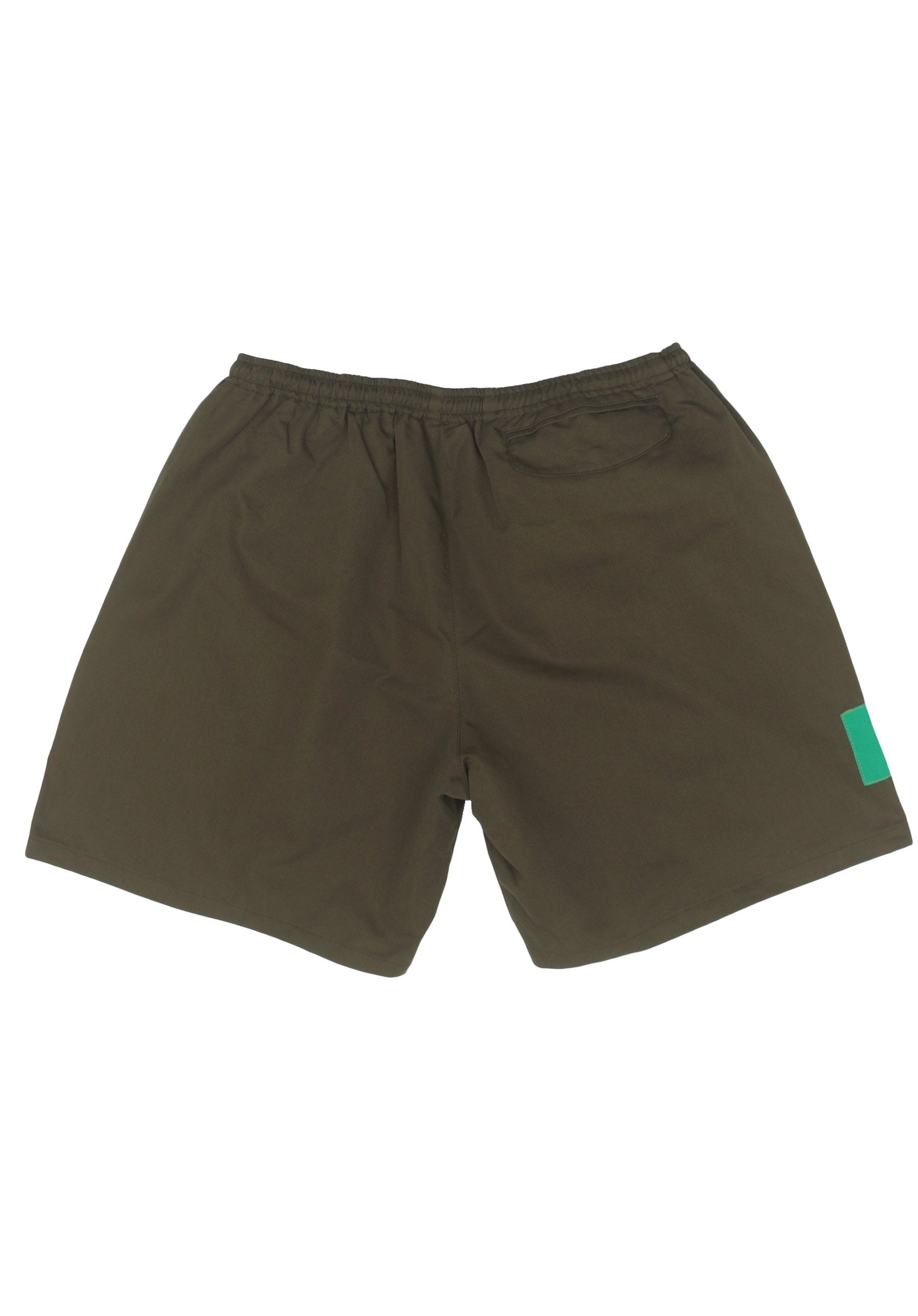 Patch Shorts - Olive-Mister Green-Mister Green