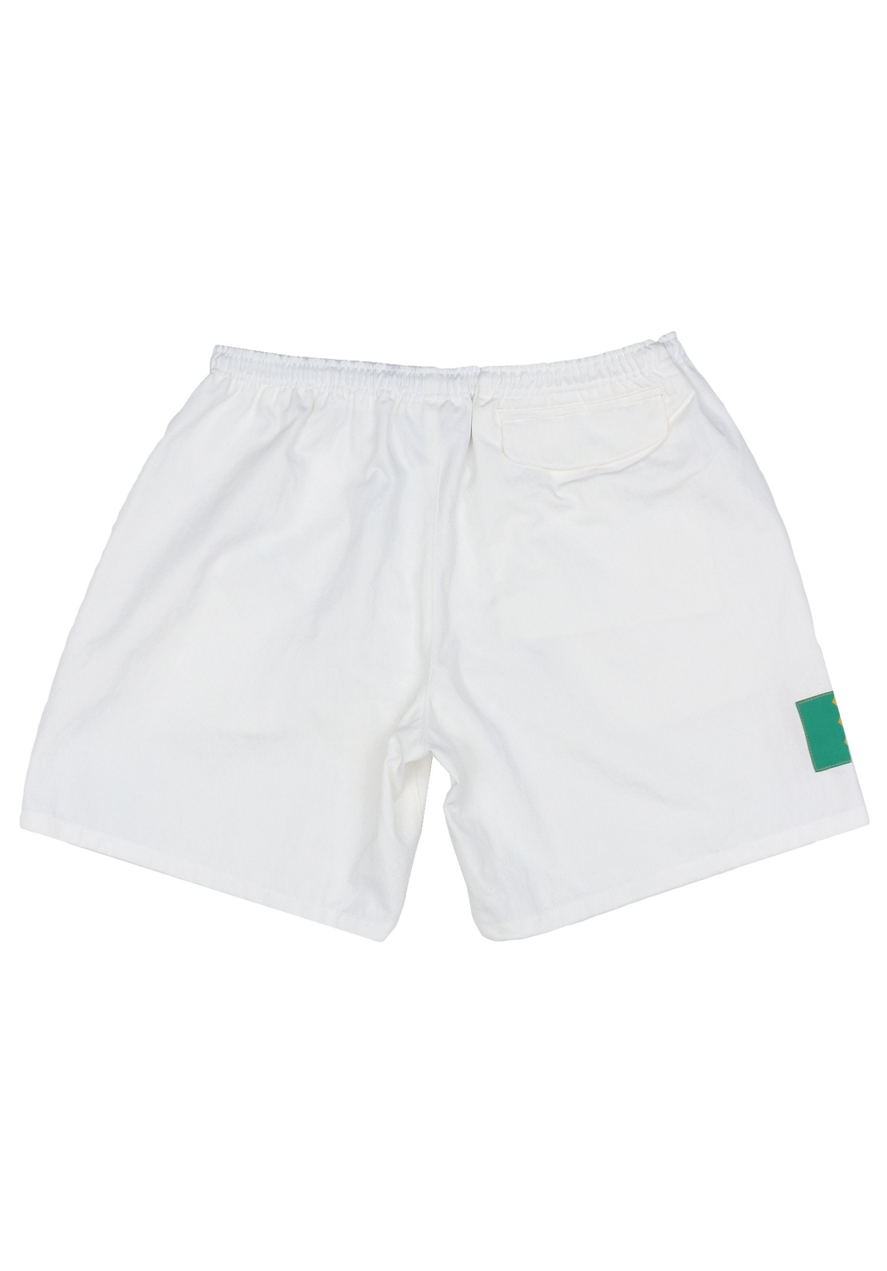 Patch Shorts - White-Mister Green-Mister Green