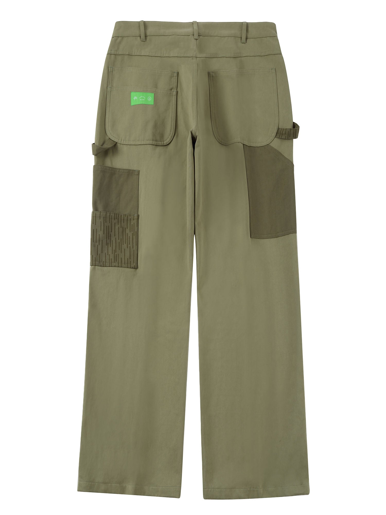 Patched camo pants deals